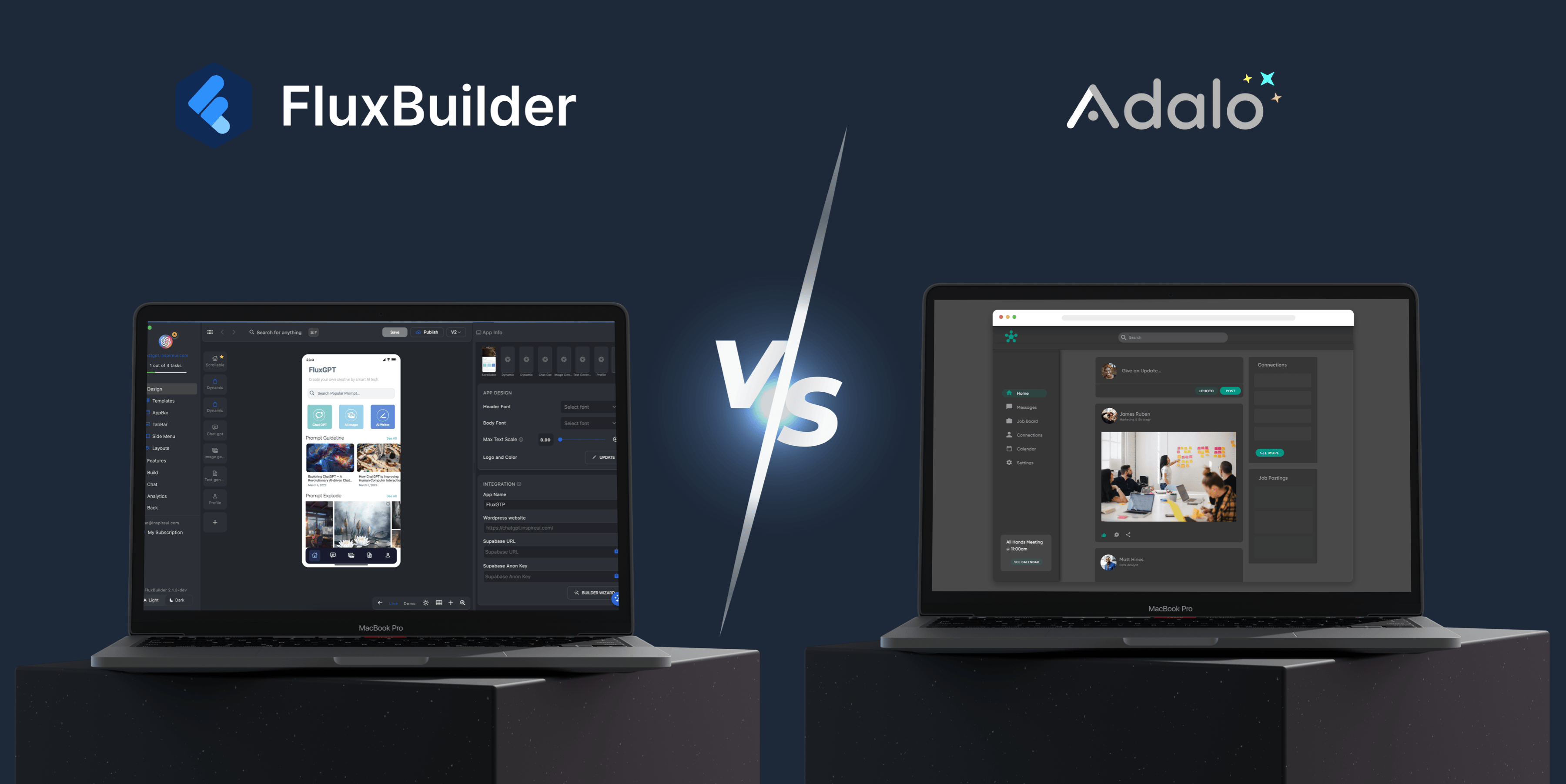 FluxBuilder vs. Adalo