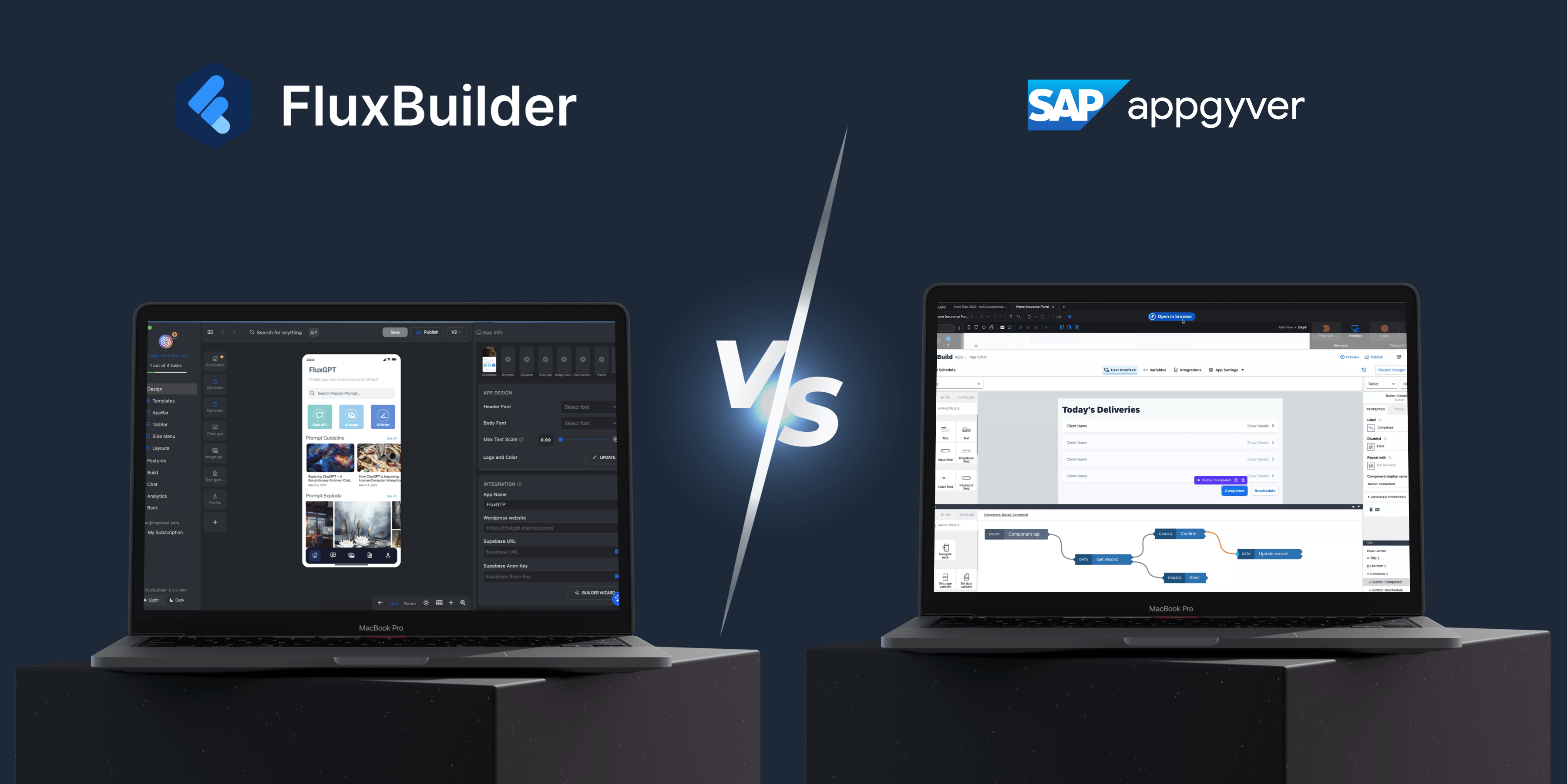 FluxBuilder vs. AppGyver