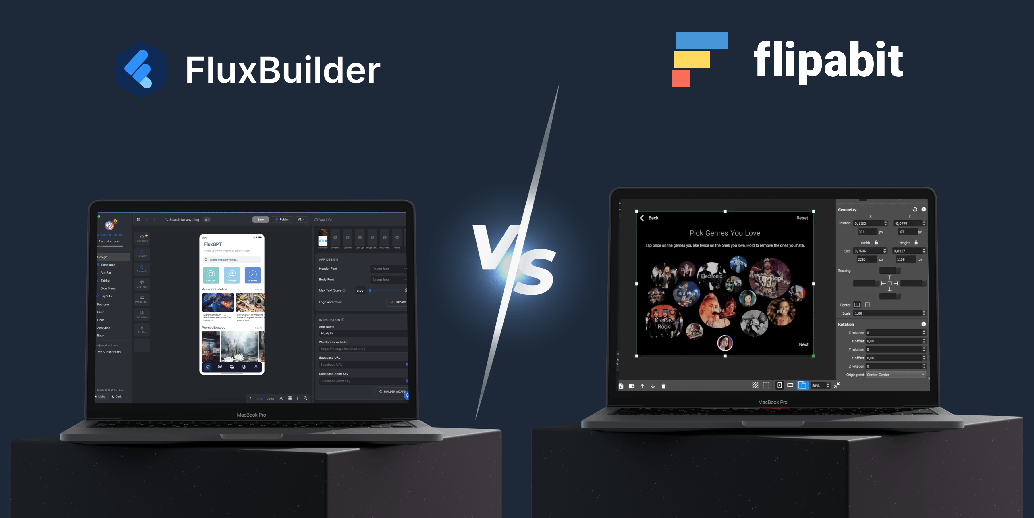 FluxBuilder vs. Flipabit