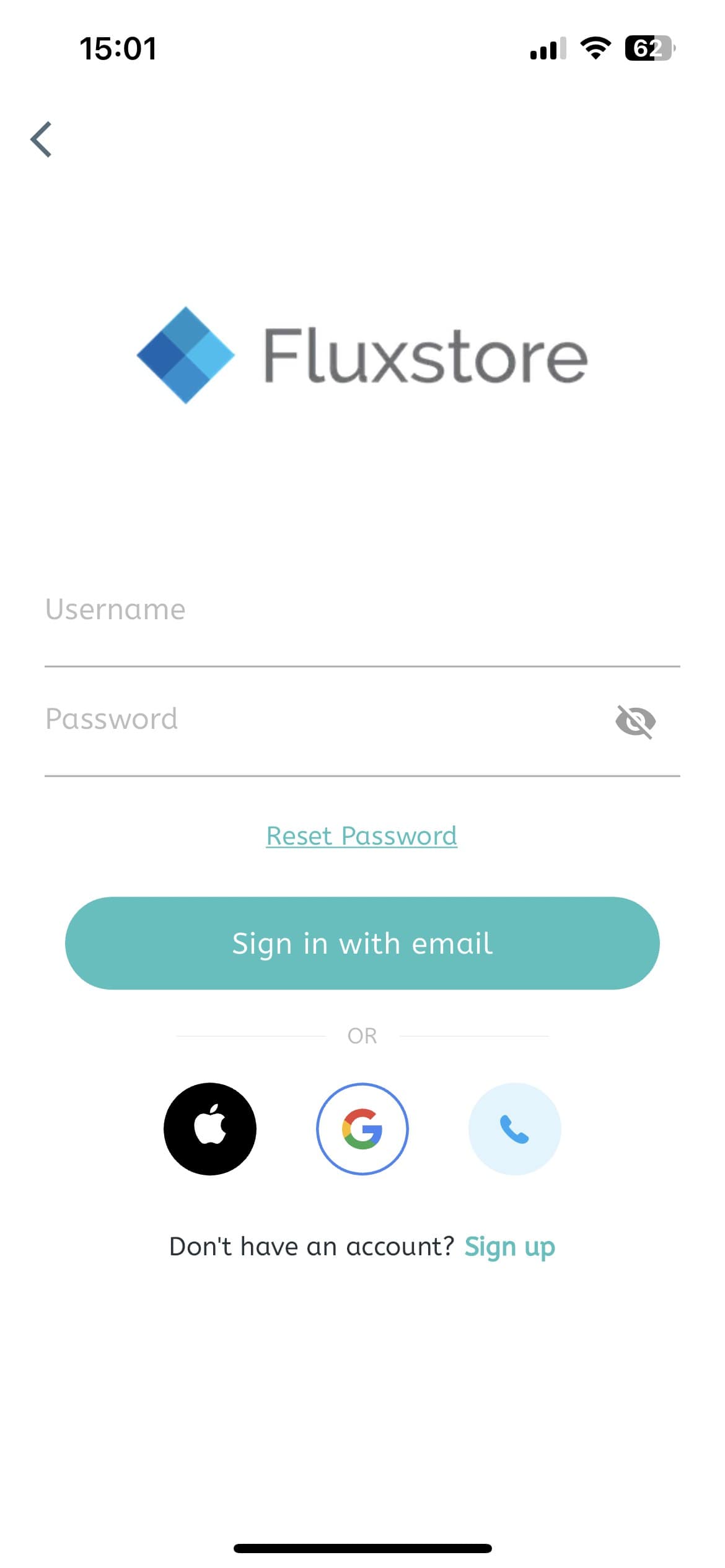 Facebook Login - Feature Screenshot
